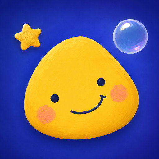 The Toodle mascot — a friendly yellow blob with a smile